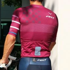 Felt Bicycles Felt Short-Sleeve Jersey Wine | Men's