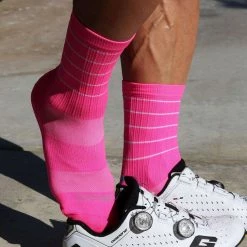 Felt Bicycles Felt 6" Socks - Hi-Vis Pink Accessories